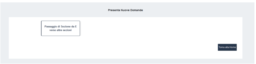 passaggio di sezione da sezione e a sezione a e b