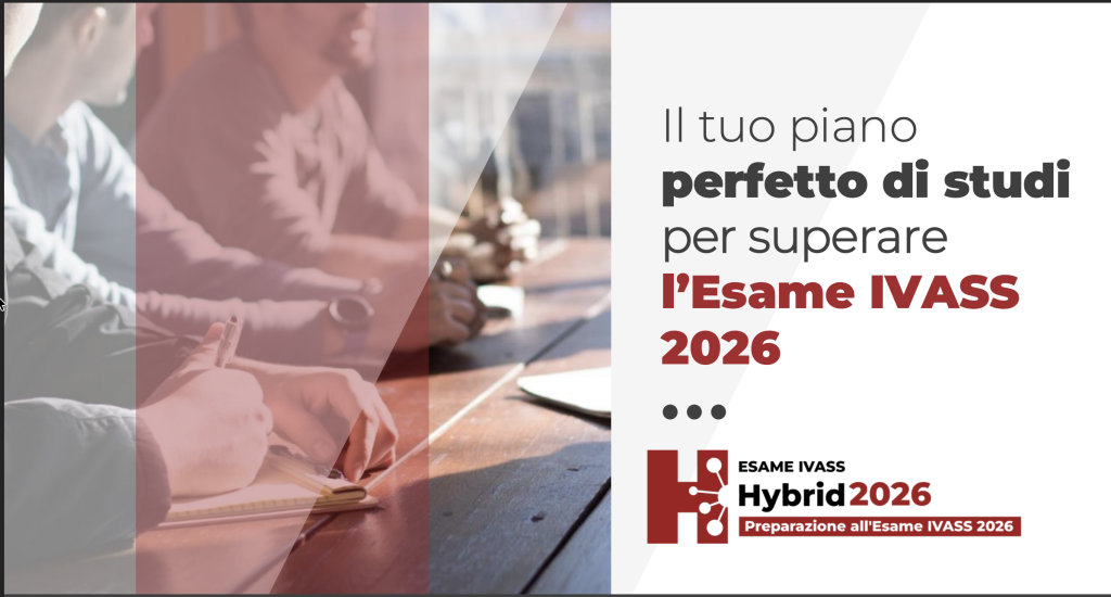 Perfetto piano di studi esame ivass 2026
